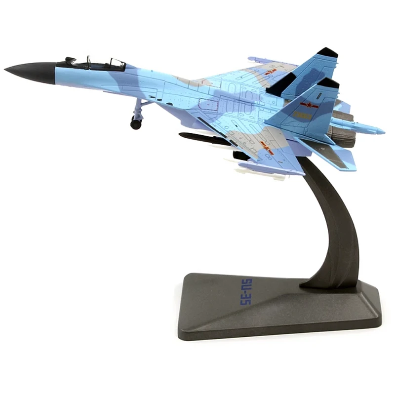 1/144 Chinese Air Force SU-35 Super Flanker Fighter SU35 Alloy Finished Military Aircraft Model Collection Collective