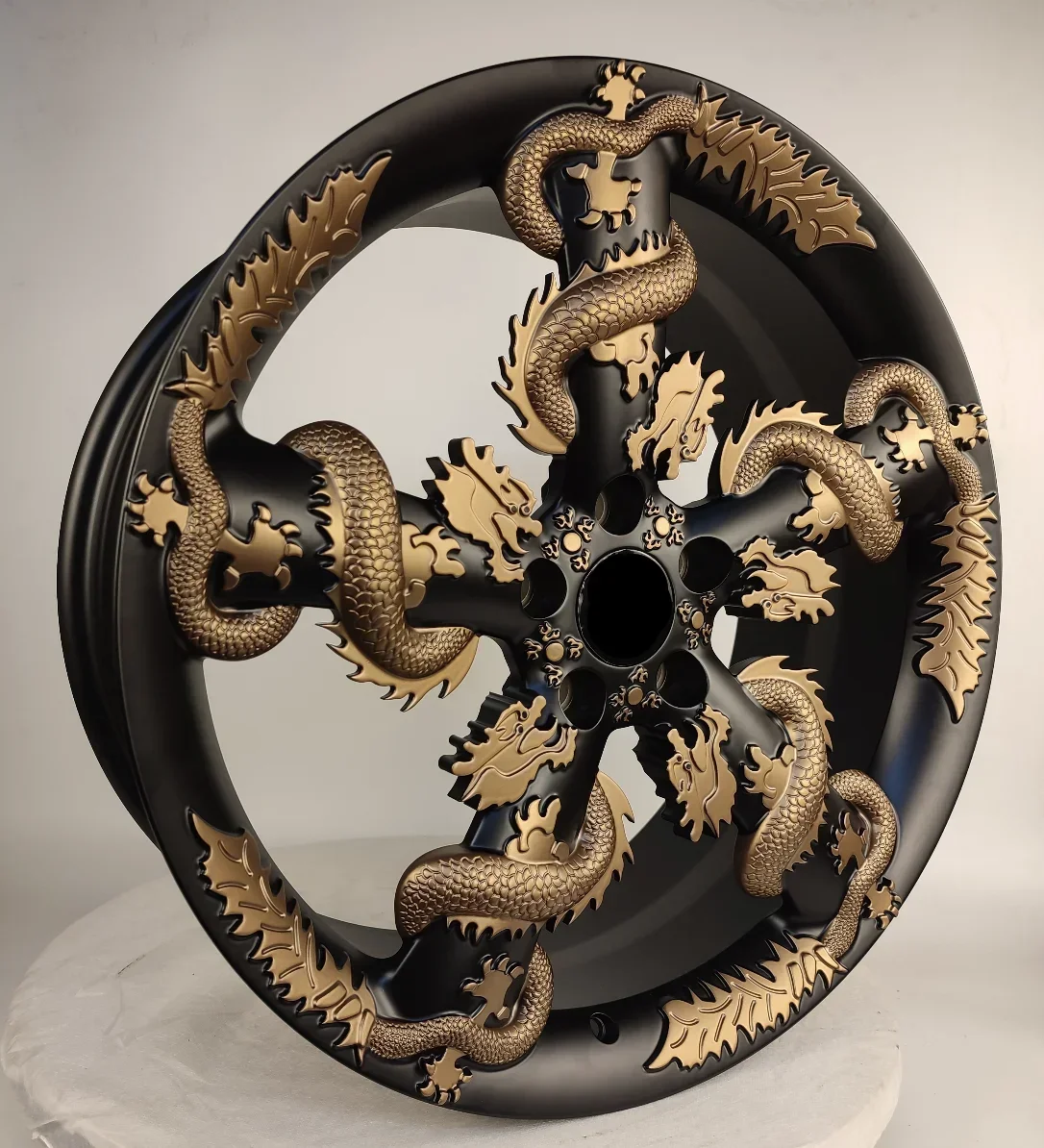 Flrocky New Design 16 17 18 19 20~24 Inch Forged Dragon Wheel Car Alloy Wheel Rims For Sale gold chrome wheels for BMW