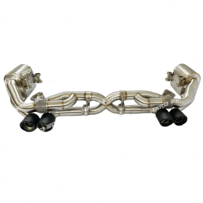 

304 Stainless Steel Valvetronic Exhaust System For Porsche 911 991.1 3.0 Muffler With Valve Cat Back Exhaust