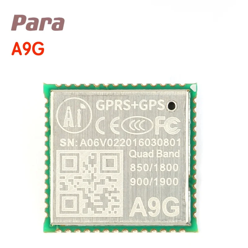 Módulo Beidou A9 A9G GPRS GPS, placa de desarrollo A9 A9G, comunicación inalámbrica, antena de posicionamiento de transmisión, voz, SMS, IOT