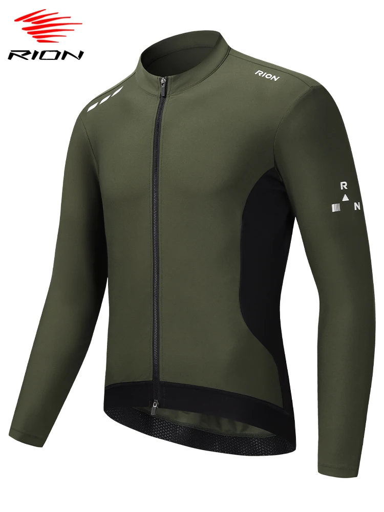 AliExpress RION Men Cycling Jerseys Bicycle Clothing Road Bike Pro MTB Jerseys Windproof Long Sleeves Shirts UPF 50+ Anti-UV Spring Autumn
