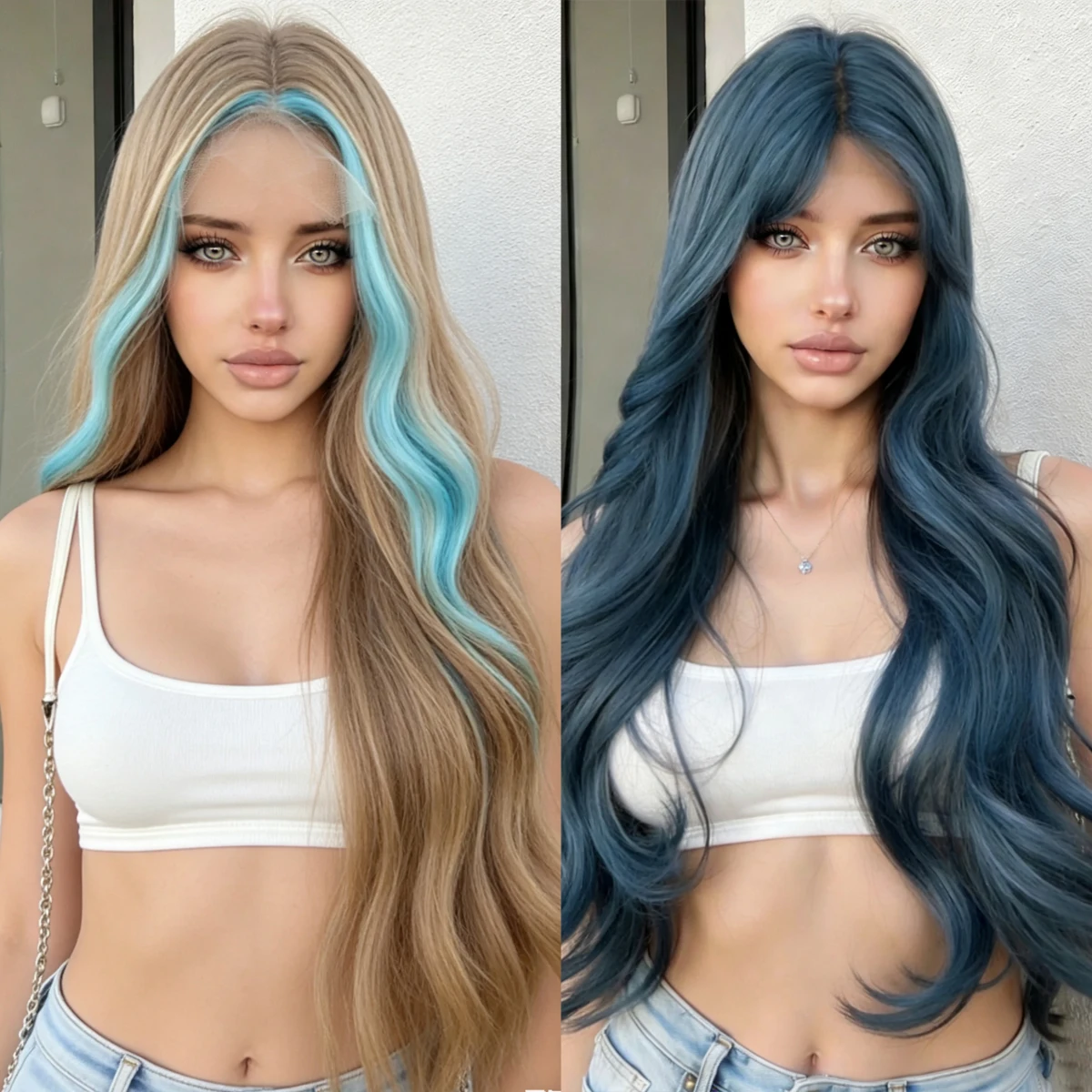 

26inch Long Curly Synthetic Wig High Quality Fashion Big Wave Women's Hair Wig