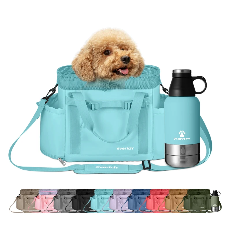 

Soft Sided Pet Carrier Bag for Dogs Travel Puppy Cat Carrier Dog Pet Carrier Bags for Small Medium Dogs Puppies Pink