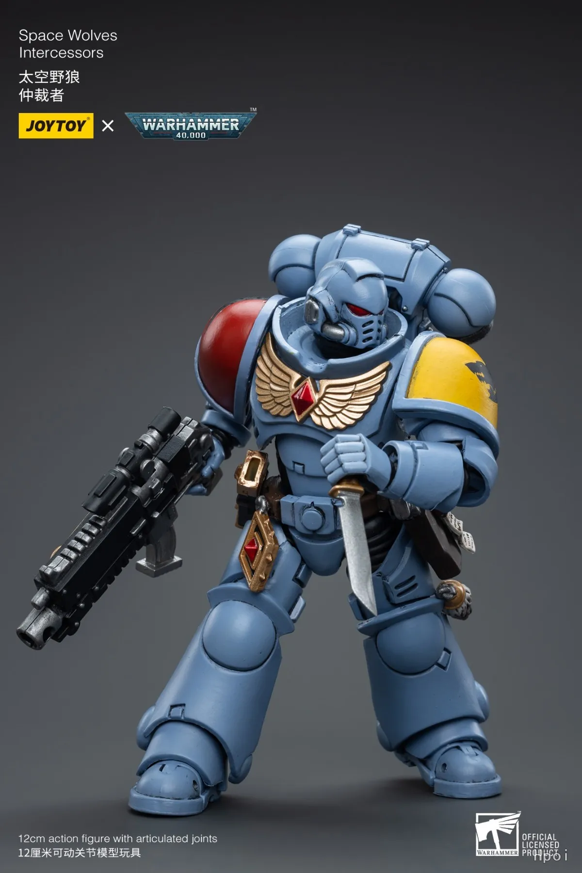 

【SF】JOYTOY 1/18 Action Figures Warhammer 40K Space Wolves Intercessors Anime Model Gifts Collection