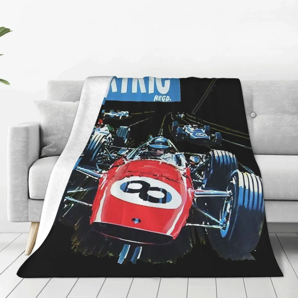 Scalextric Classic Blankets Fleece Super Soft Sofa Throw Blankets For Home Bedroom Outdoor Throws Bedspread Quilt