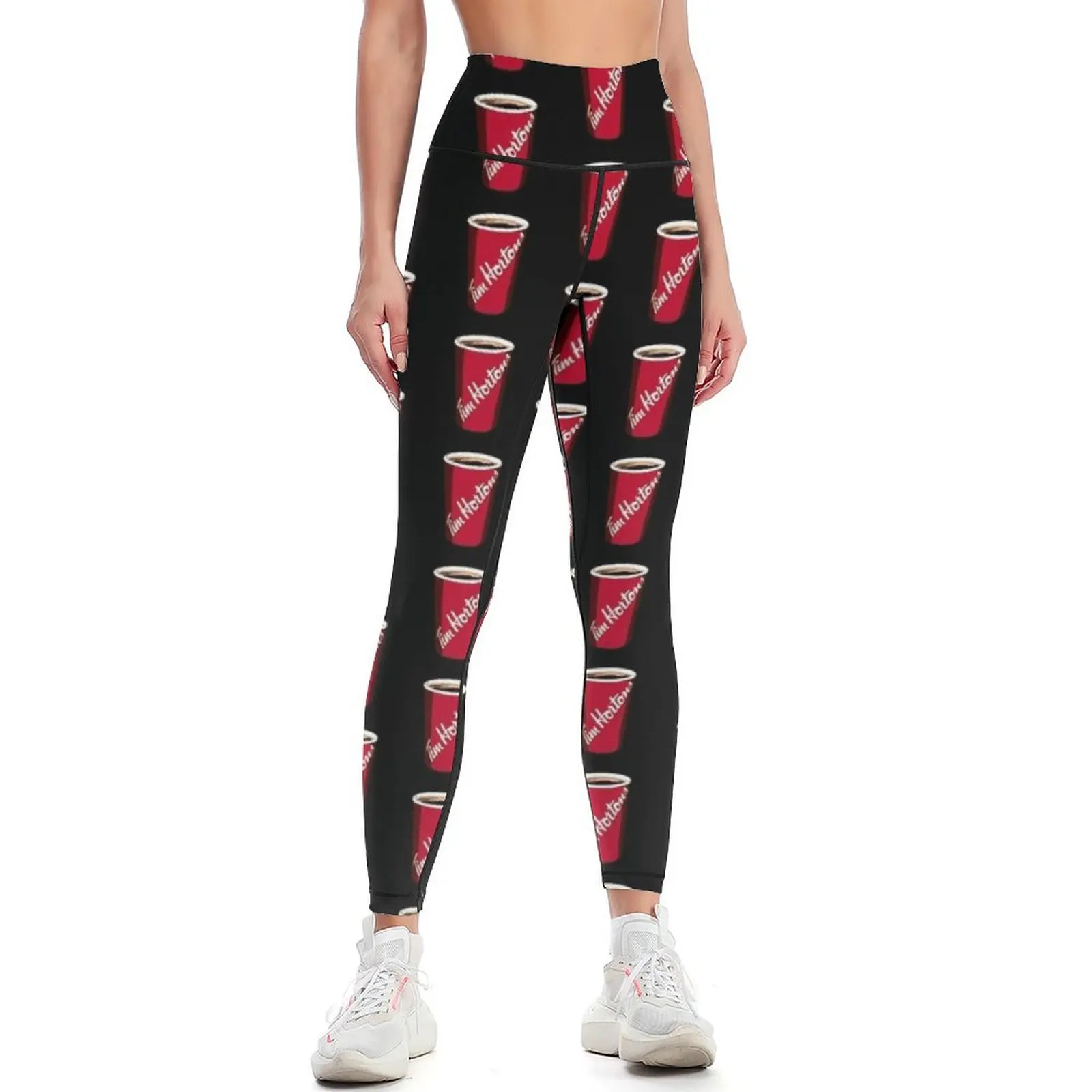 

Tim Horton's Cup Leggings jogging pants Women's pants gym's clothing Womens Leggings