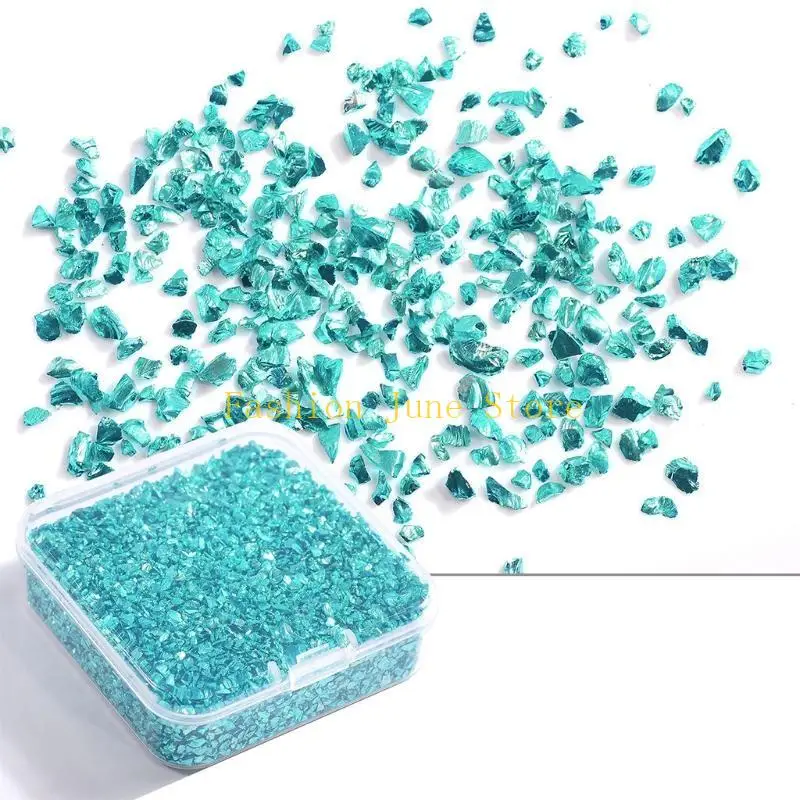 N5KA Broken Glass Sequins Suitable for Mobile Phone for Case Making Jewelry Making
