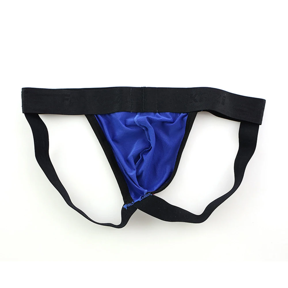 Bikini Sexy de tiro bajo para hombre, Tanga brillante de arcoíris, ropa interior, lencería erótica Gay, bragas de doble parte trasera en T