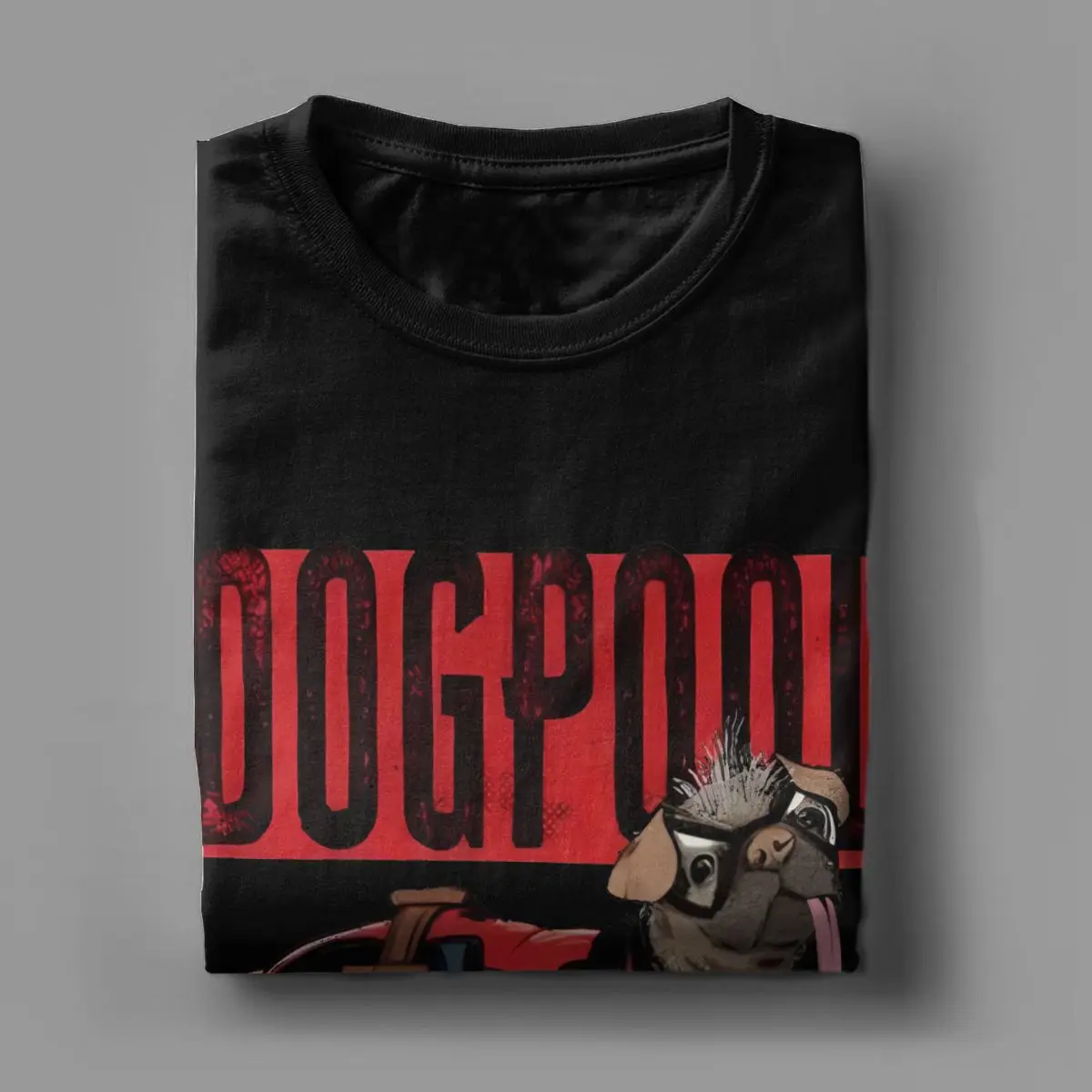 Men Women\'s Dogpool Deadpool T-Shirts Apparel Vintage 100% Cotton T Shirt Tee Clothing All Seasons