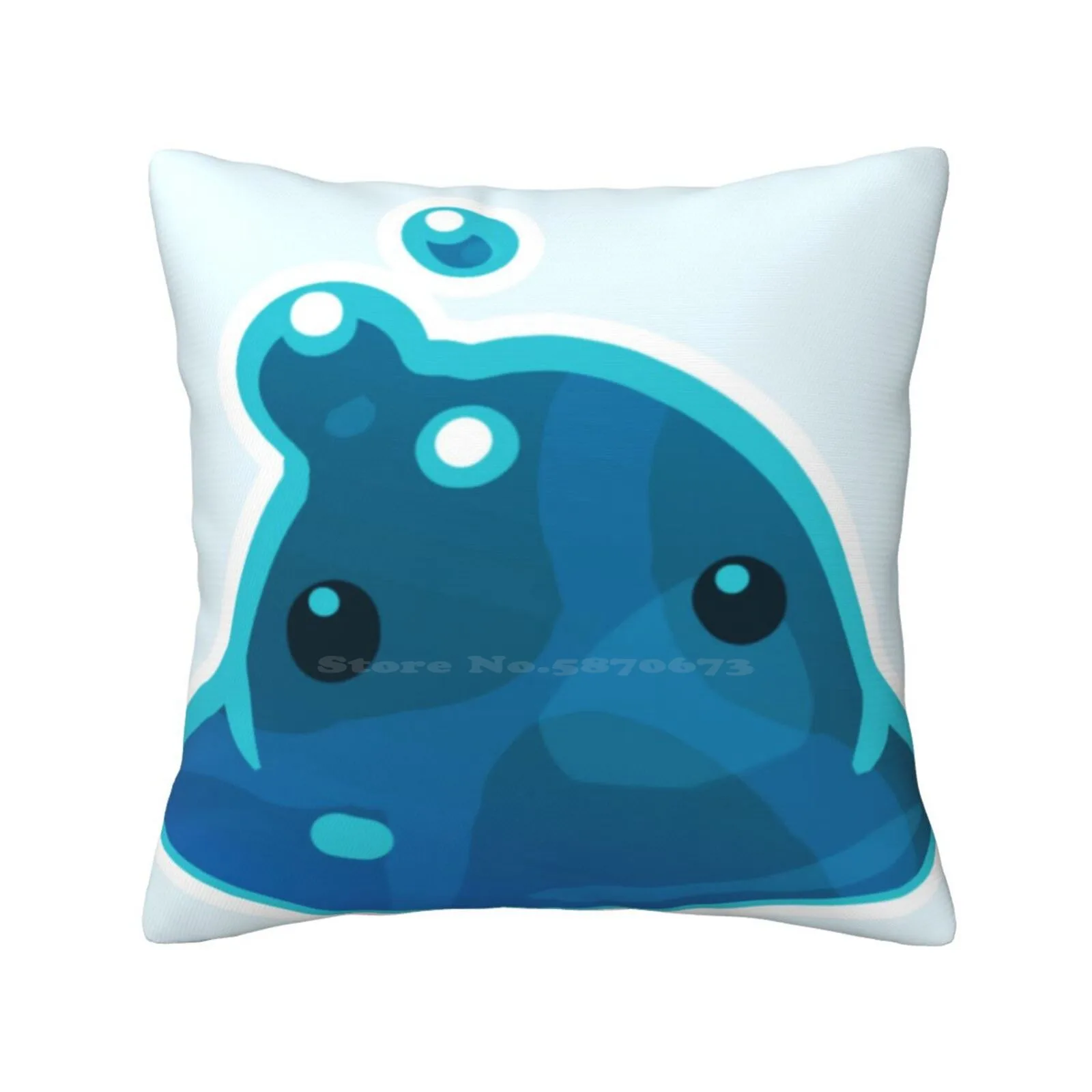 Puddle Slime-Slime Rancher 2 Funny Cute Decor Square Pillowcase Slime Rancher Slimes Slime Rancher Tabby Slime Slime Rancher