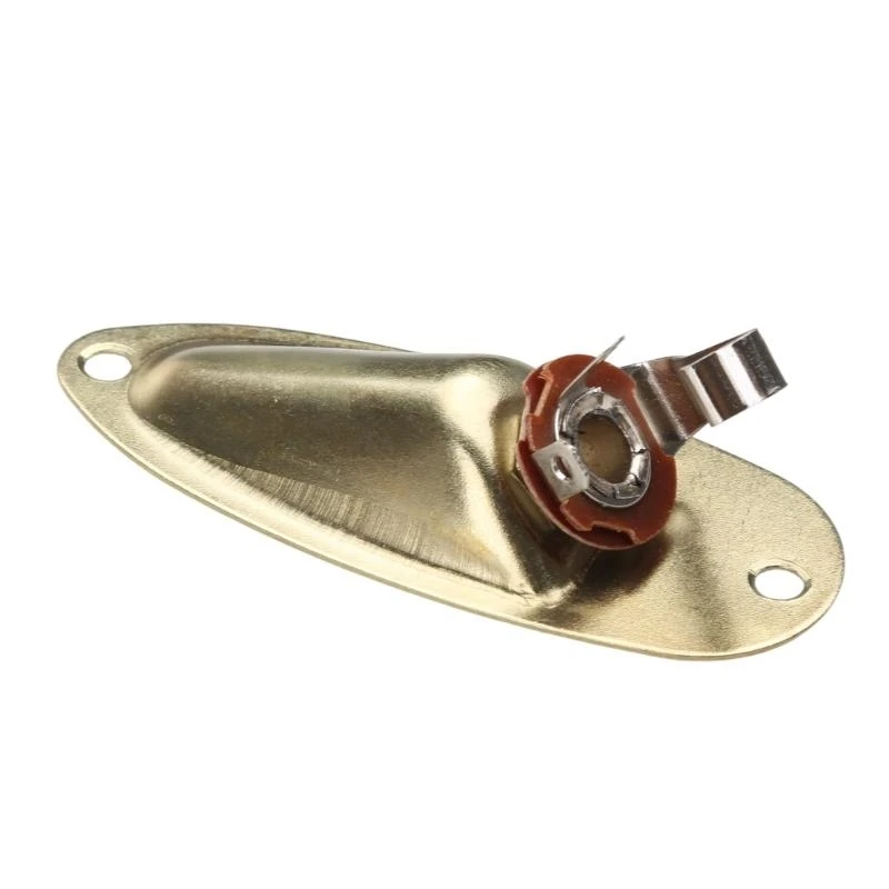 Q39E Boat Guitar Socket Input Output Pickup Chrome Plug Socket