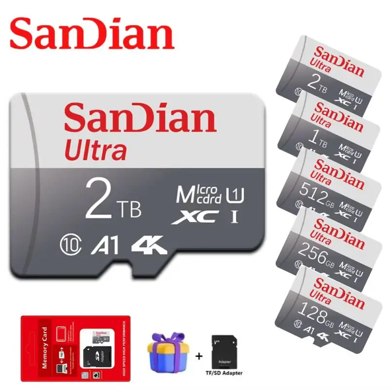 Original 2TB 1TB Memory Card High Speed Micro TF/SD Card 512GB 256GB Class 10 128GB Mini SD Card 512GB For Nintendo Switch Phone