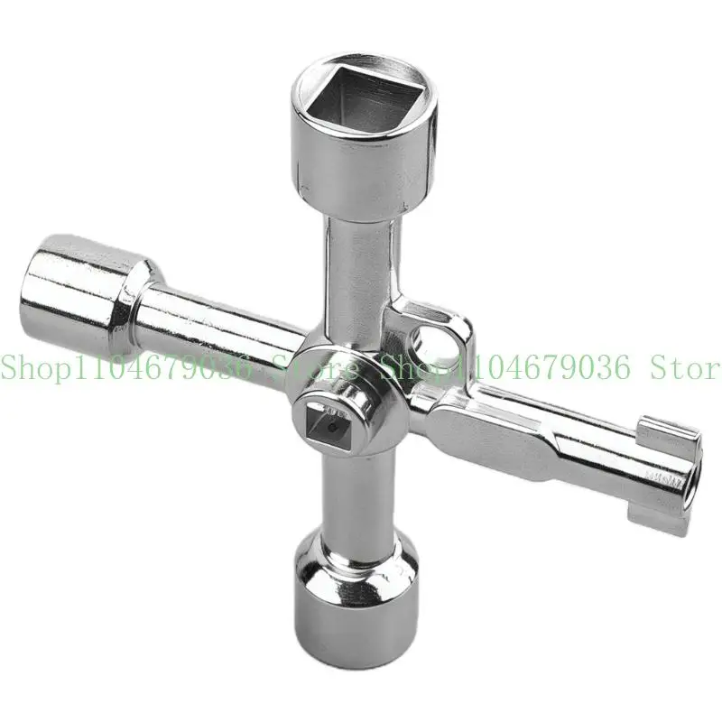 652F 4 -Wege -Dreiecksschlüsselschlüssel für Zug elektrischer Aufzugsschrank professionelle Dreieckschlüsselwerkzeug