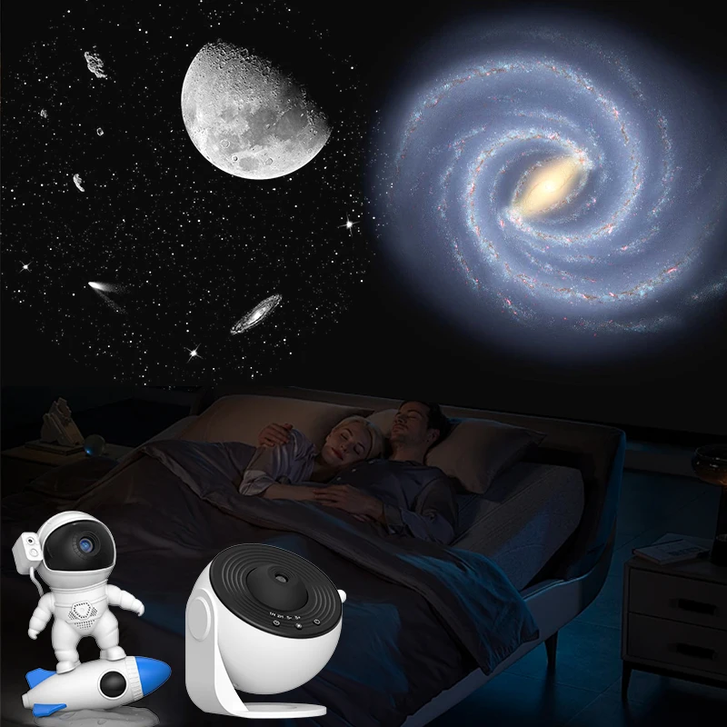 Night Light Galaxy Projector Starry Sky Projector Planetarium Lamp 6 Pack (Projector Not Included)