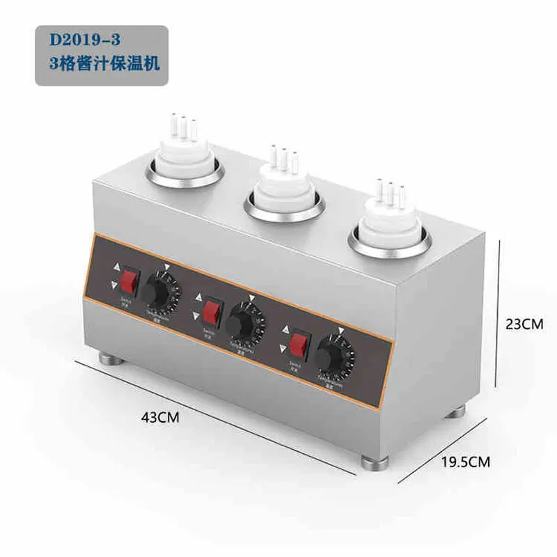Sauce insulation machine Commercial sauce machine Constant temperature container heating Single double three cylinders