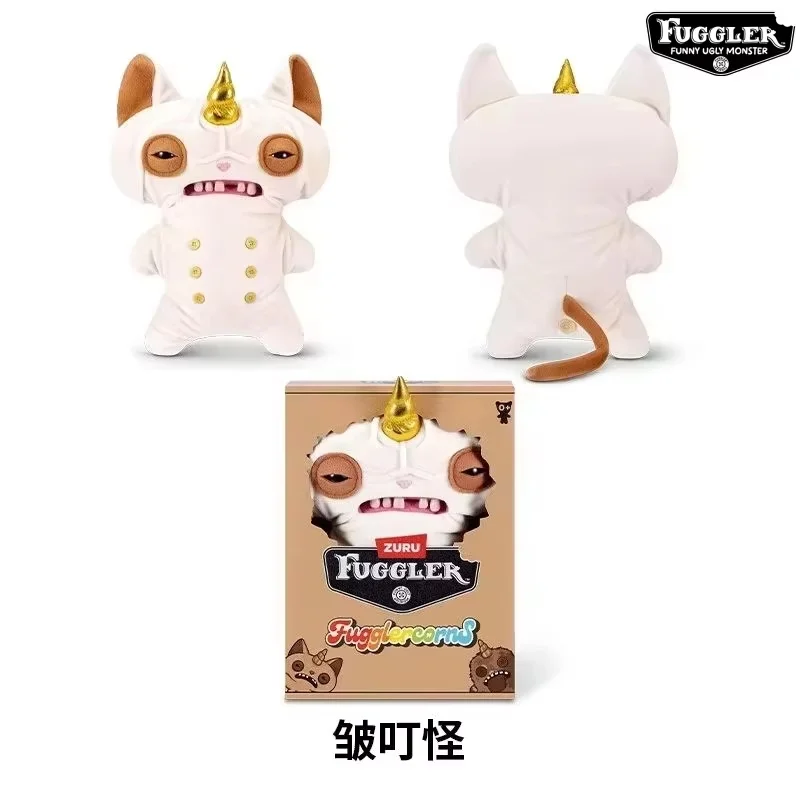 Nouvelle poupée en peluche FUGGLER Série Licorne, Figurine Monstre Drôle, Mauvais-Goutte et Étrange, Ornement Tendance de Niche, Jouet de Collection, Décoration, Cadeau