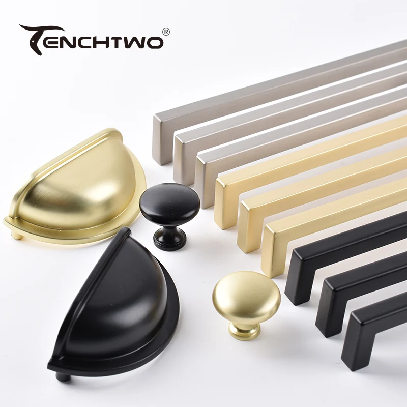 

Nordic Style Black/Gold Kitchen Furniture Handles Cupboard Wardrobe Door Knob Dresser Drawer Knobs Storage Cabinet Pulls
