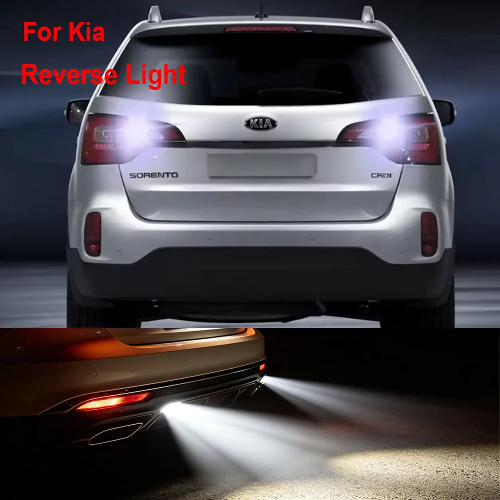 2X Für Kia Sportage Rio 4 Sedona Seltos Sorento Soul 1 2 3 Stinger Stonic T15 W16W LED Rückfahrlicht Glühbirne Canbus Fehlerfrei