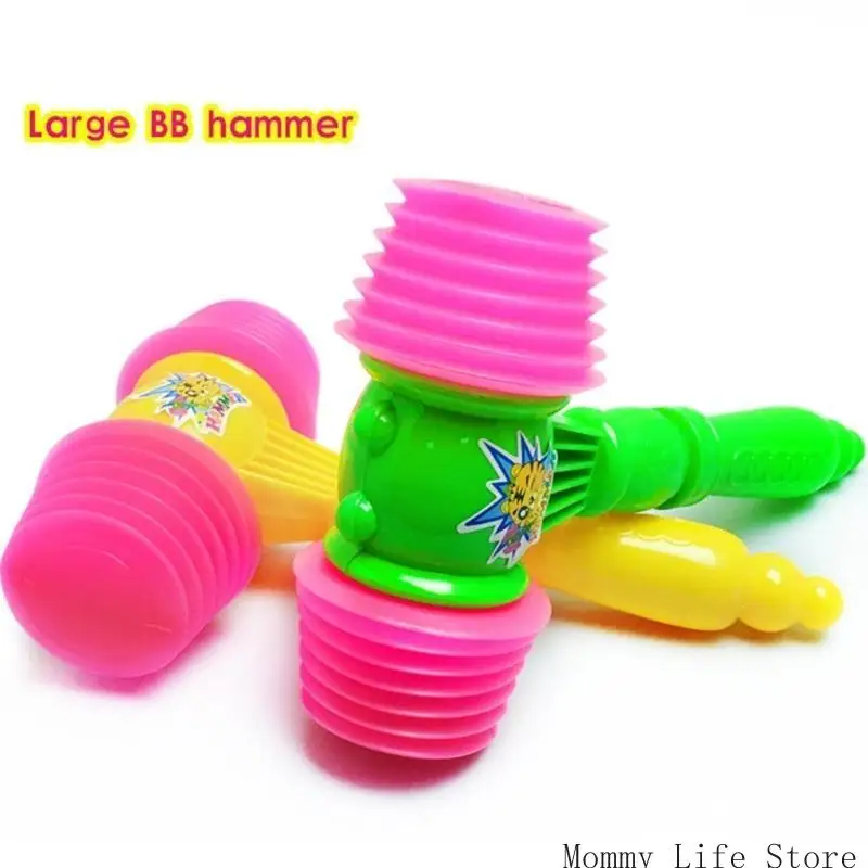 子供のためのきしむおもちゃのハンマー感覚おもちゃプラスチックパーカッションサウンディングハンマー楽しい演劇楽器楽器