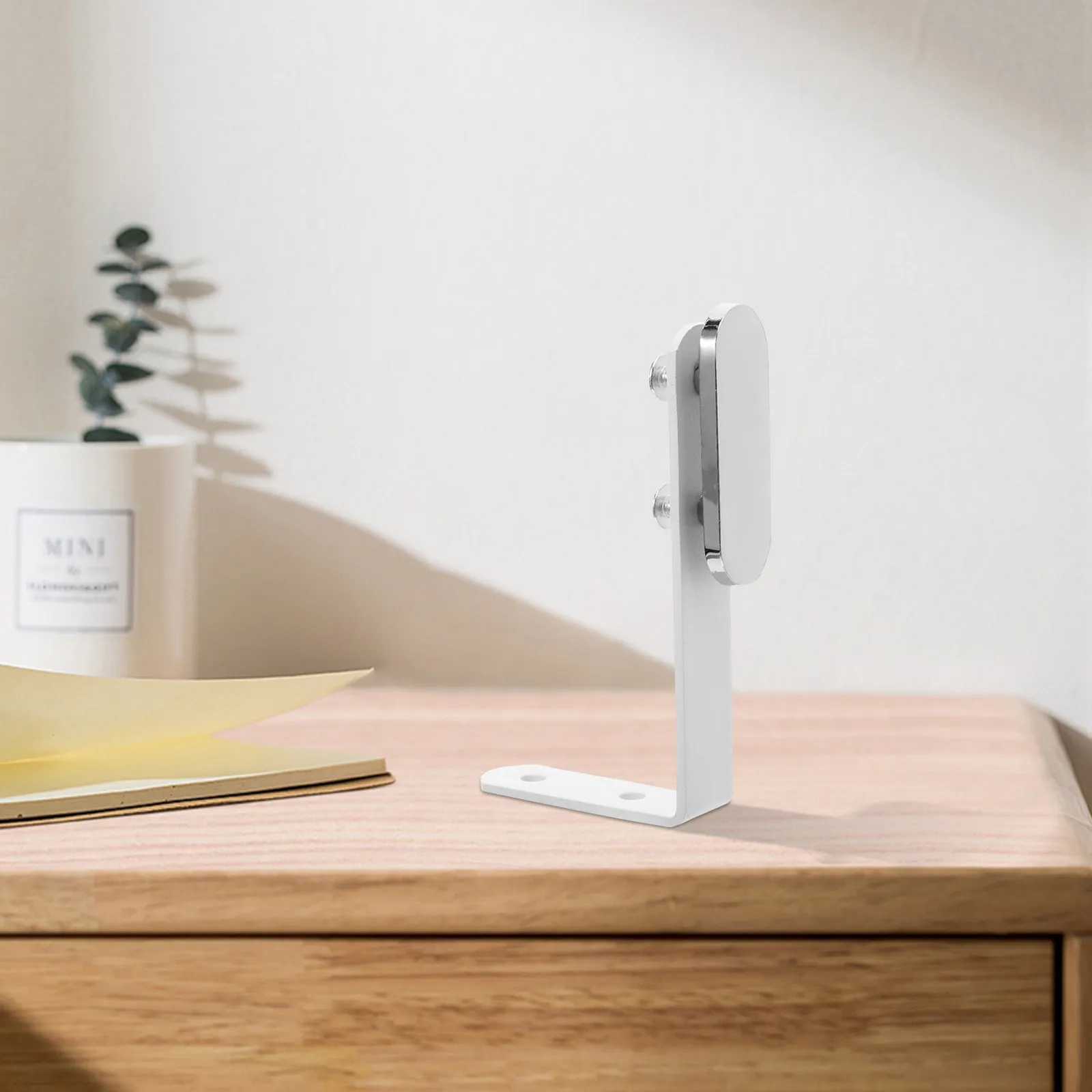 Desk Divider Clips Desktop Privacy Panel Clips L-Shaped Partition Clamp Office Desk Organizer Desktop Screen Divider Brackets