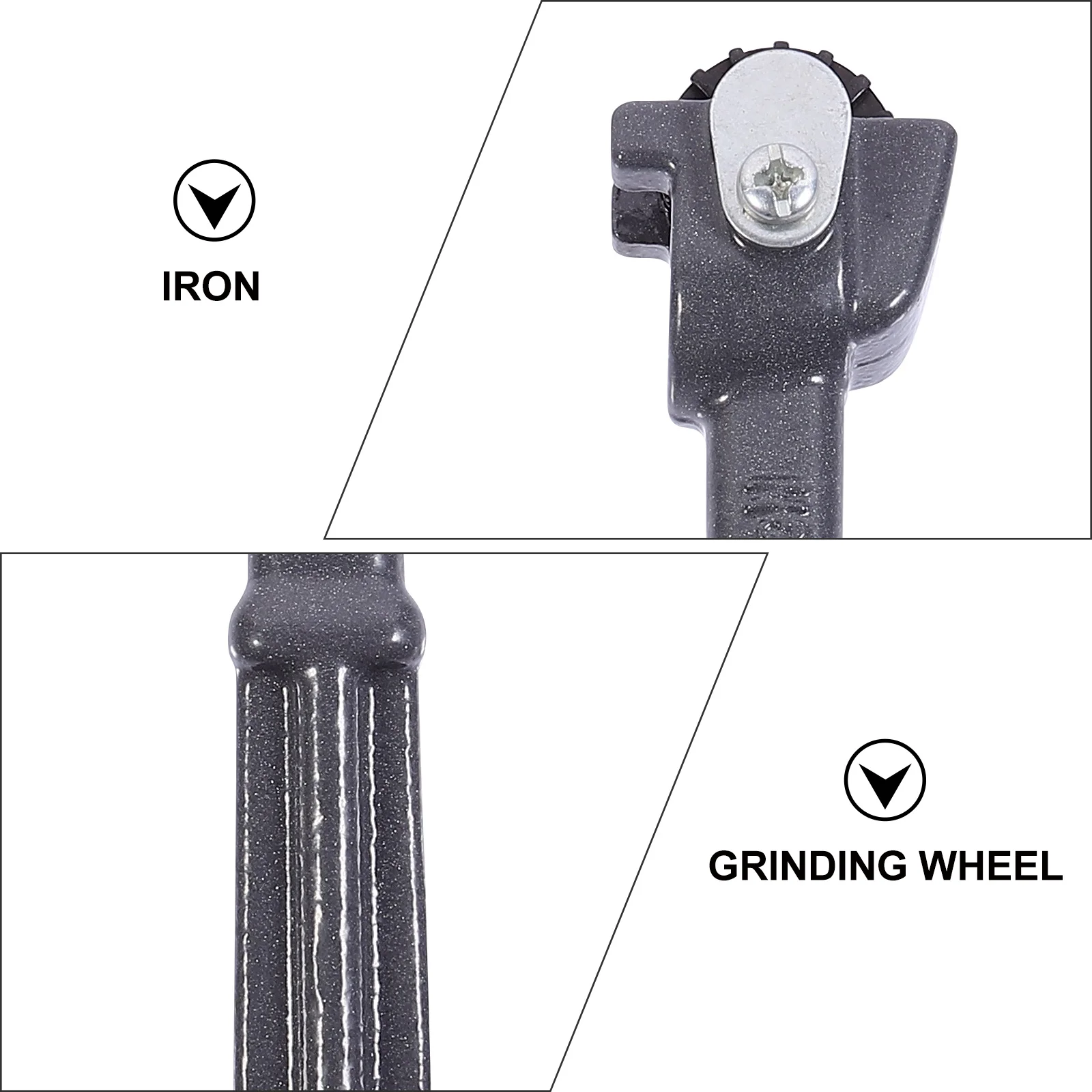 

1Pcs Heavy Duty Hand Grinding Wheel Dresser with Star-Tooth Cutter Firm Grip Portable Trimmer for Precision Grinding Dark Grey