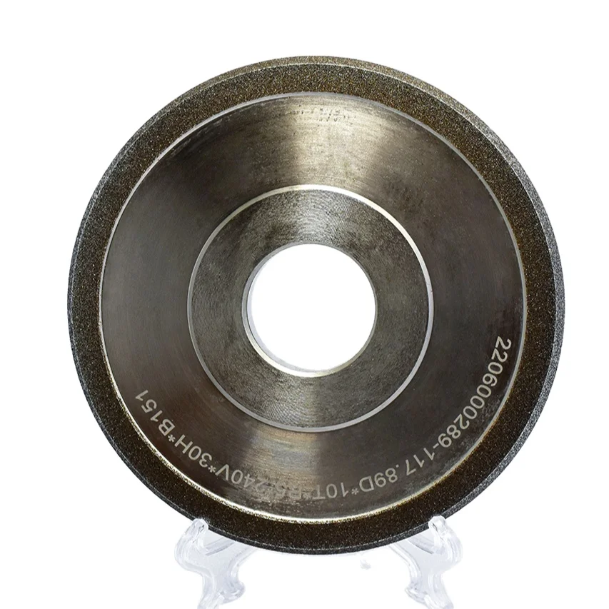 Electroplated CBN Grinding Wheel For Sh arpening High Speed Steel Tools Woodturning   Wheels