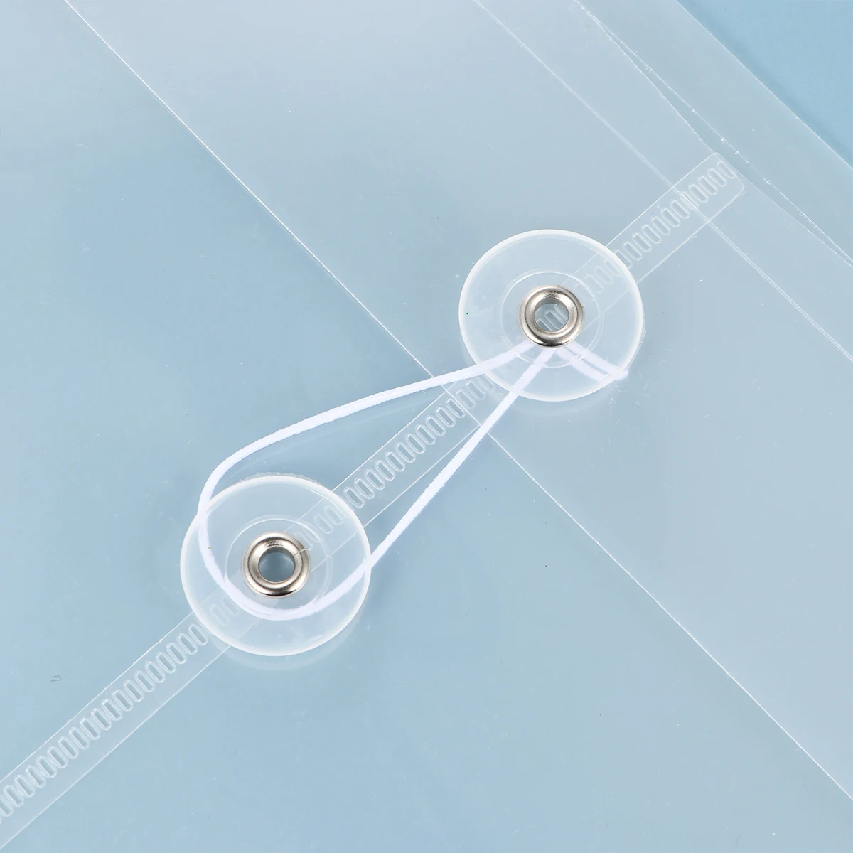 

10pcs A4 Size Waterproof Plastic Envelopes Document ganizer Transparent File Folder String Tie Storage Solution