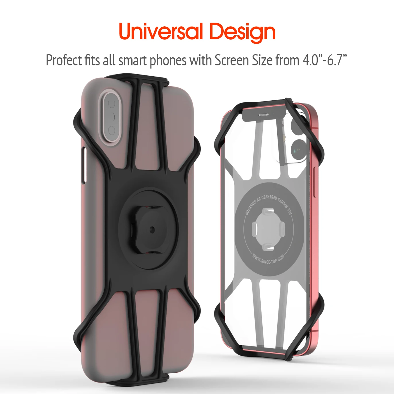 Silicone Adapter Phone Holder for Smartphone fit sincetop series C Gen1/Gen2 Motorcycle Bike Bicycle Scooter Stand Accessorie