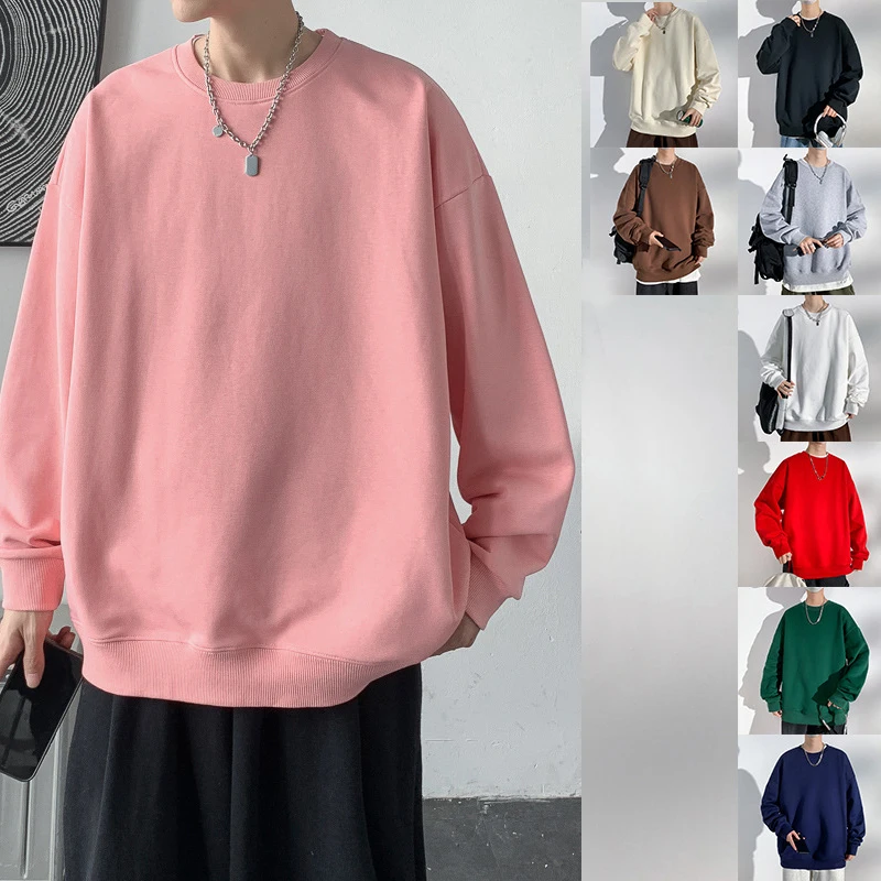 

New Stripe Stripe Warm Sweater Round Neck Pullover Slim Fit Sweater Top Knitted Men's Pullover