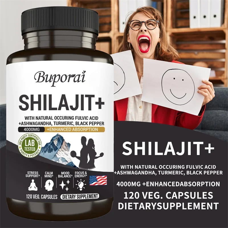 

Shilajit Capsules - Boost Energy, Muscle Strength, and Support Digestive System