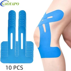 10PCS Kinesiology Tapes Knee Tape Precut Strips Waterproof Sport Tape Elastic Latex-Free Athletic Tape Kinesiology Tapes for Gym