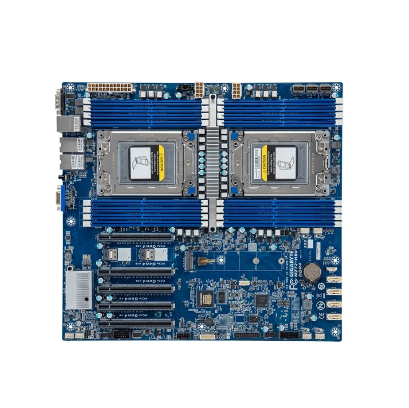 Original MZ72-HB0 V3.0 Dual Server Motherboard Support EPYC 7742 7H12 7713 7B13 Processores,100% Tested work well