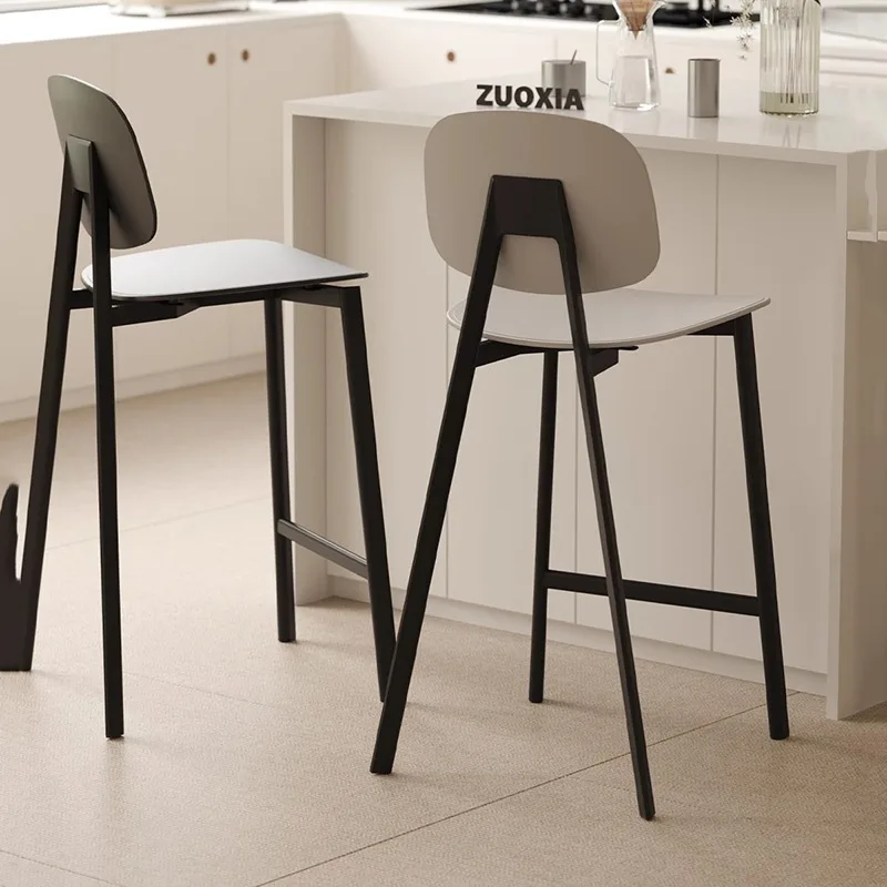 Silla de Bar Industrial de diseño minimalista Para el hogar, taburete moderno Para cafetería, mostrador de recepción comercial, Muebles Para Bar