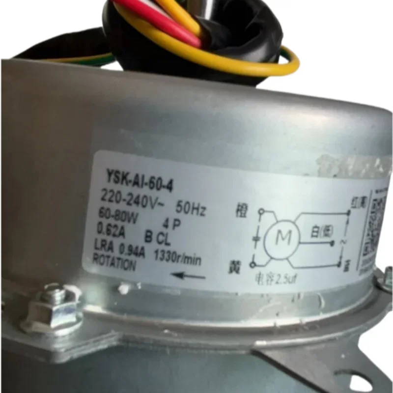 New original fan motor YSK-AI-55-4B/A motor YSK-AI-60-4 for Chigo mobile air conditioning Two shaft motor