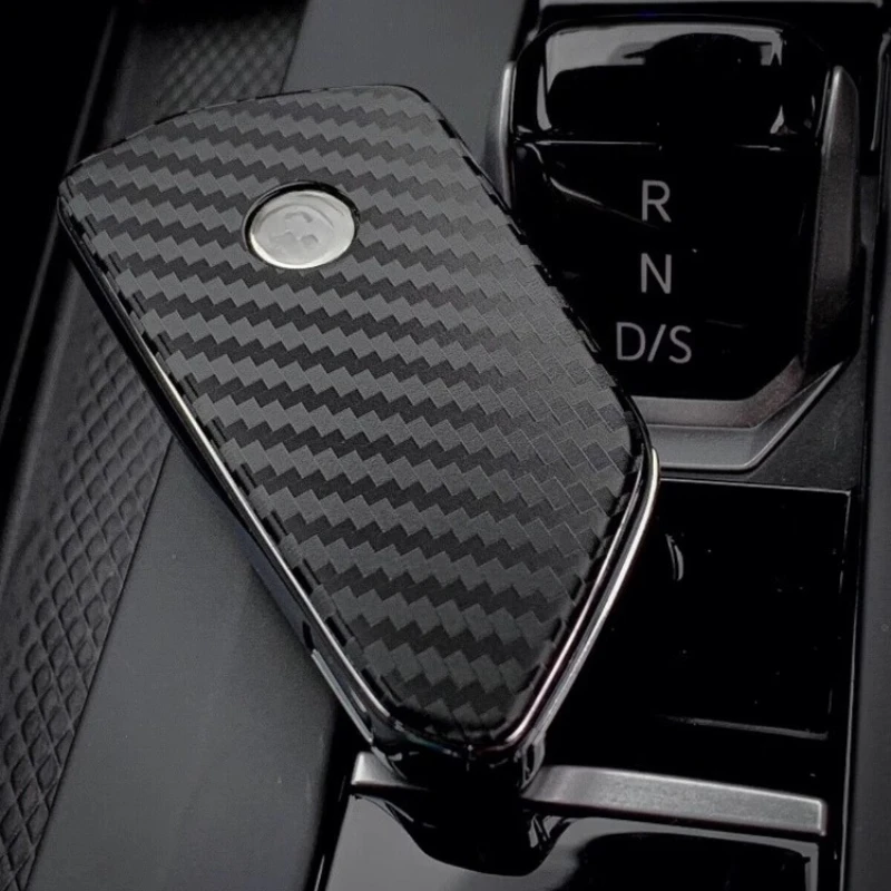 For Volkswagen Golf 8 ID4CROZZ ID6X ID3 Talagon Atlas Teramont Carbon Fiber Key Sticker Car Decorative Sticker Car Key Case view 4
