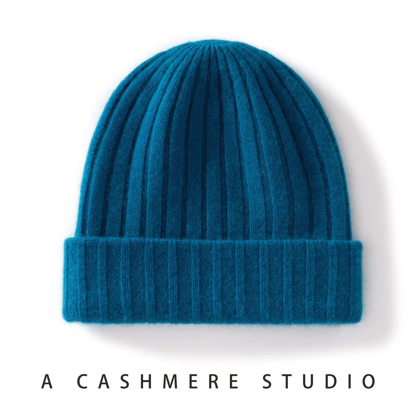 100 % hochwertige Kaschmirmütze für Damen/Herren, zweilagig, verdickt, warme Wintermütze, Outdoor-Skimütze, nahtlos gestrickte Beanie-Mütze für Unisex – Detail 25