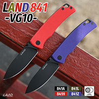 LAND EDC Outdoor Pocket Folding Knife 841 Camping Picnic Wilderness Hunting Rescue Survival VG10 Blade AXIS Portable Tool Knives
