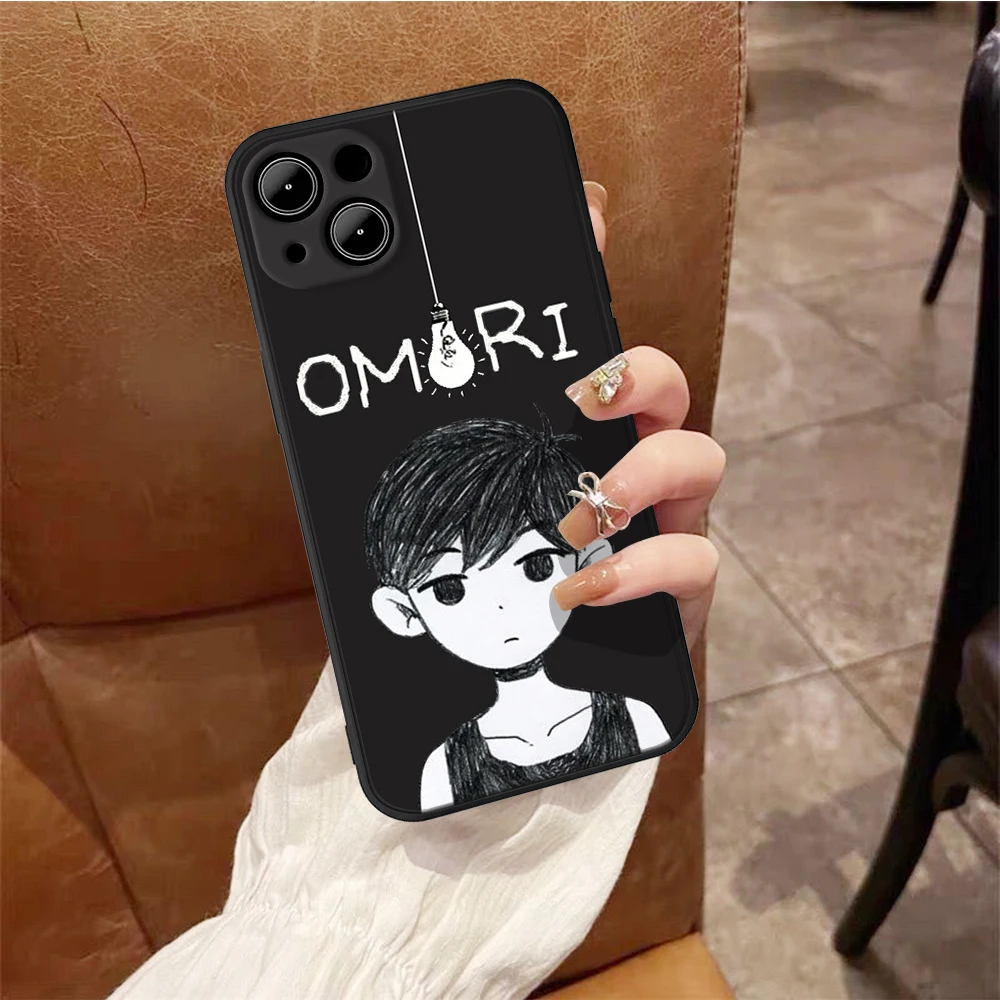 FOR iPhone12 Flame Hot Omori rpg game Phone Case FOR iPhone 11 12 iphone 13 Pro 8 7 Plus X 14 SE XR 11 12 Pro mini XS MAX Cover