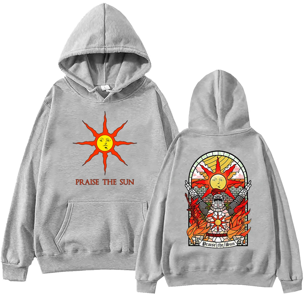 Dark Souls Praise The Sun Hoodie Harajuku Hip Hop Pullover Tops Sweatshirt Fans Gift