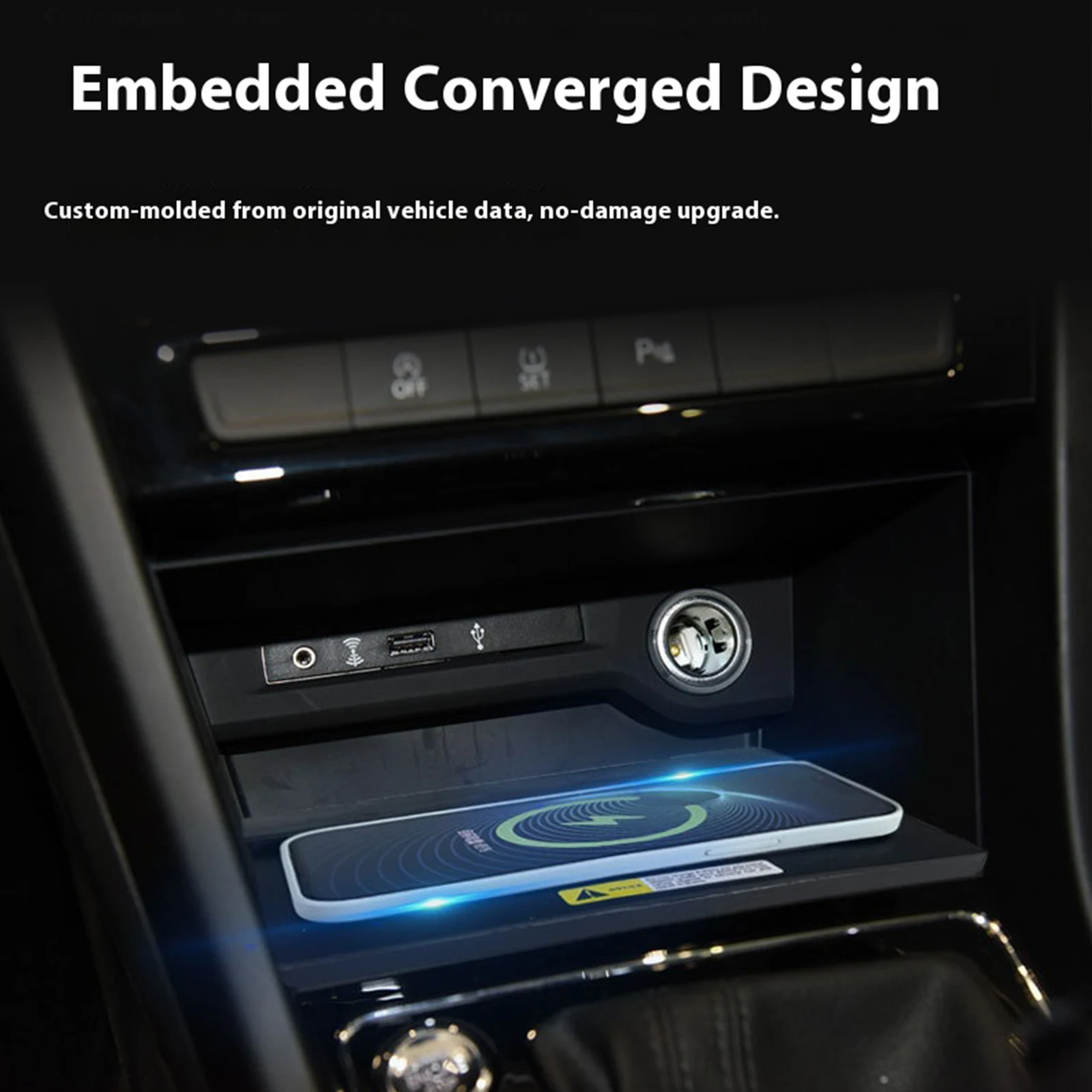 2 Din для Volkswagen Touran 20 – обзор и цена Wireless Car Charger Mount Fast Charging