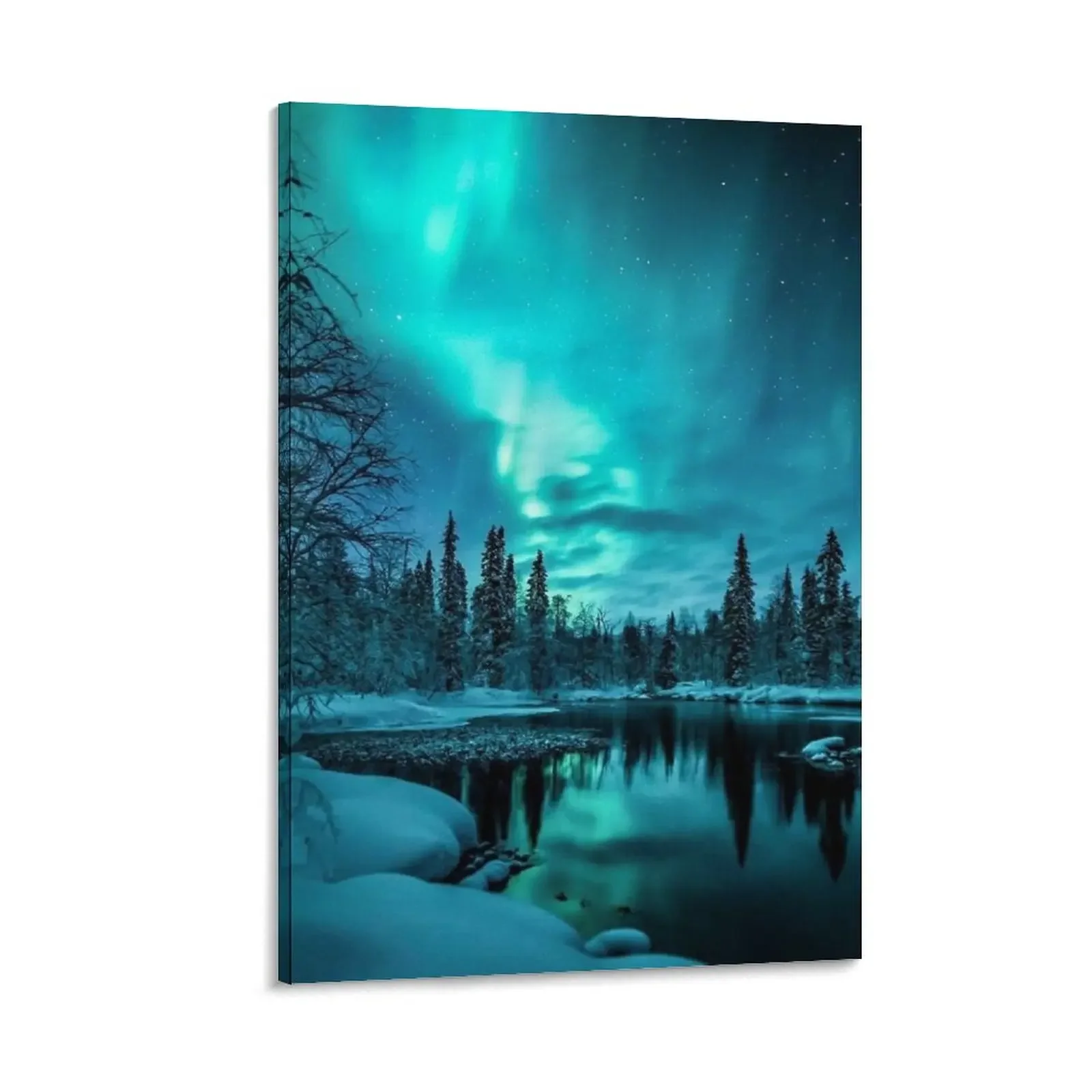 

Lapland Finland Canvas Painting decorations for the room Decorative picture bedrooms decorations