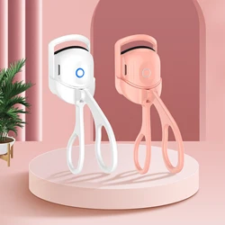 Pink Electric Eyelash Curler Charging Model Fast Heating Portable Shaping and Lasting Curling Eyelash Clip