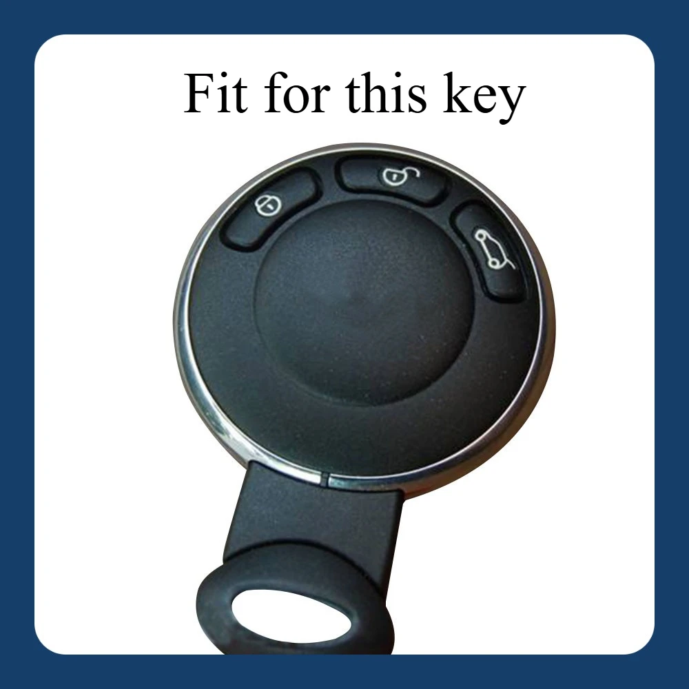 Car Key Shell Protective Ring Key Ring Decorations for BMW Mini Cooper JCW R55 R56 R57 R58 R59 R60 R61 Aluminum Alloy Accessory