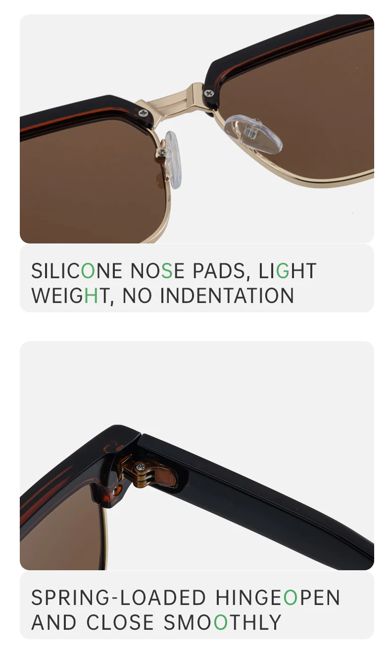Steampunk Polarisierte Quadratische Sonnenbrille für Herren 2026 Luxusmarke Vintage Punk Metall Outdoor UV400 Sonnenbrillen Klassische Fahrbrillen – Detail 8