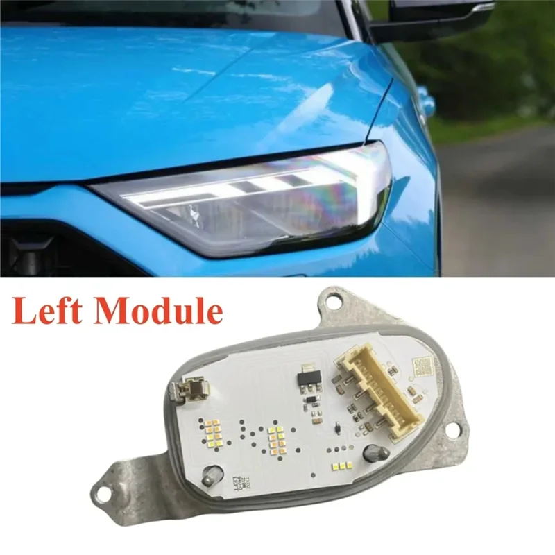 

1Pair Car Headlight LED Module With Heat Sink 82A998473 82A998474 For A1 S1 2019-2025 DRL Light Source Module