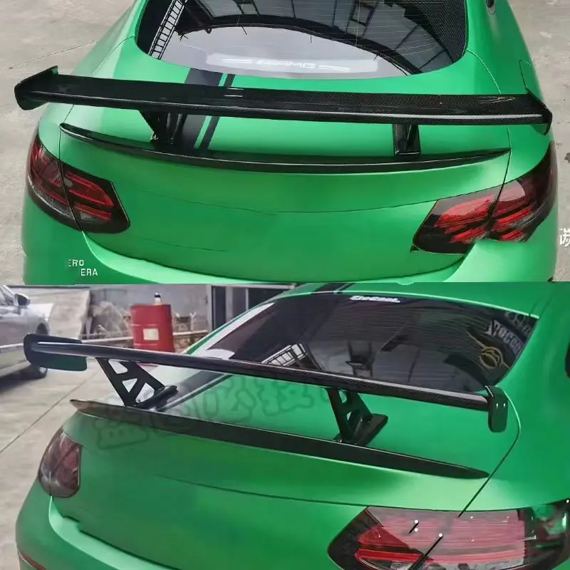 

For Mercedes Benz C W205 2-4 Door AMG C63 C43 2014-2021 Rear Spoiler Wing True Carbon Fiber Material Body Kit PD Style