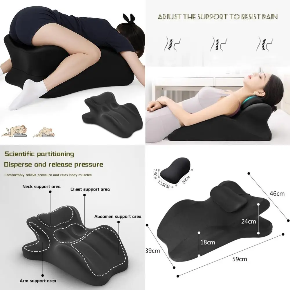 

Эргономичные подушки для поддержки осанки для пар, дизайн Chiro Monk, многофункциональные, идеальные 27 ° Позиционирование