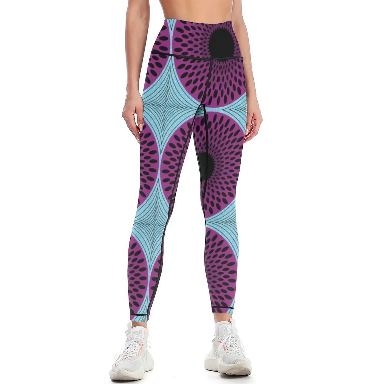 

Afro Ankara Wax Print 30 Leggings sportswear gym gym clothing sportswear for gym Legging sexy woman Womens Leggings