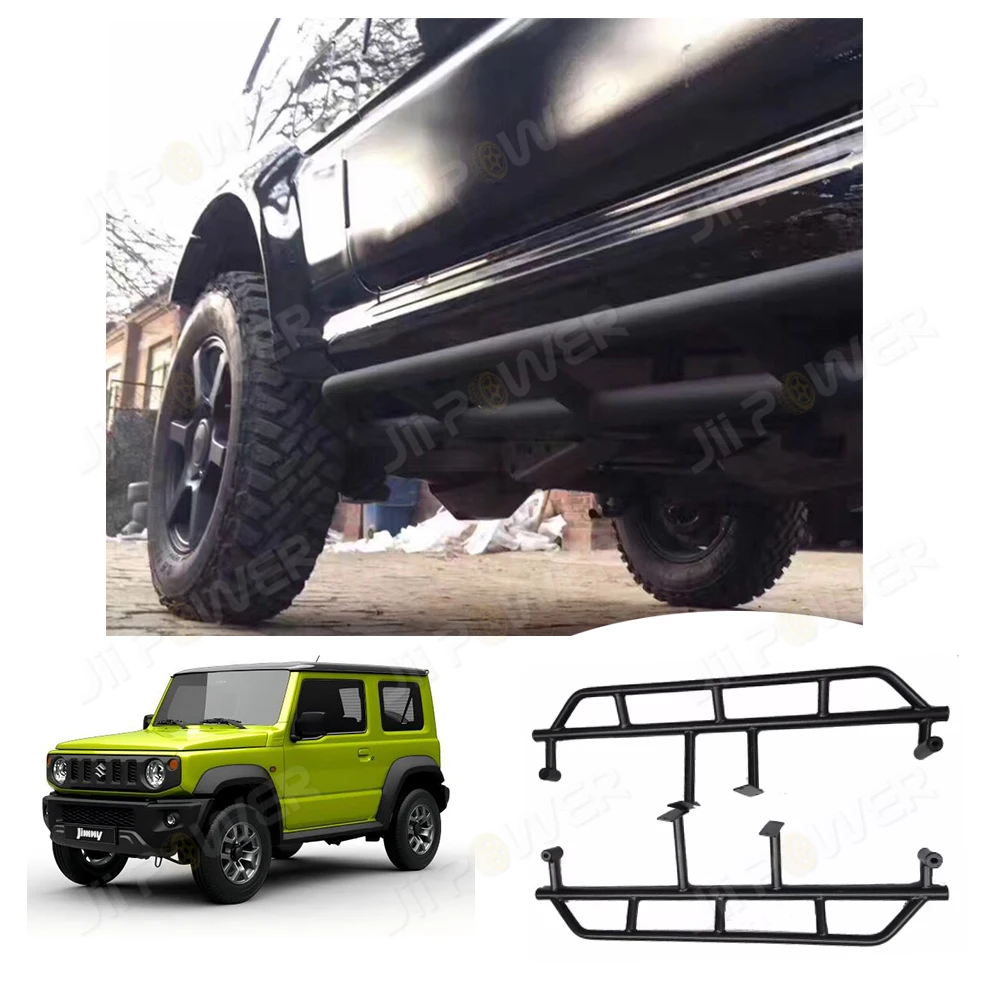 

JP16 ODM Jimny Side Step for JB74 2020Y ALUMINUM Side Pedal Leisure Side bar Jb74 Running Board