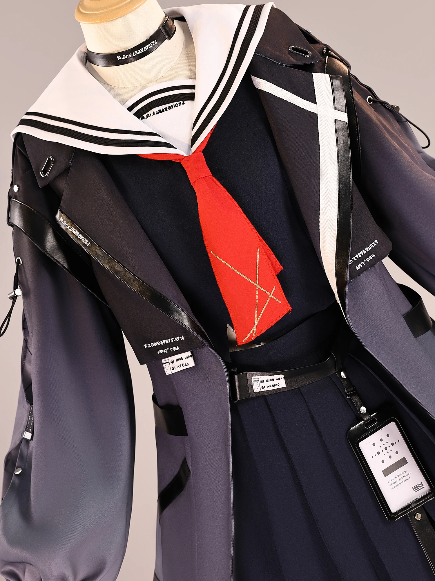 حديثا لعبة Wuthering موجات تشيسا تأثيري حلي هالوين عيد الميلاد لعب الأدوار XS-3XL أنثى دور النساء فستان الدعائم الرائعة #5